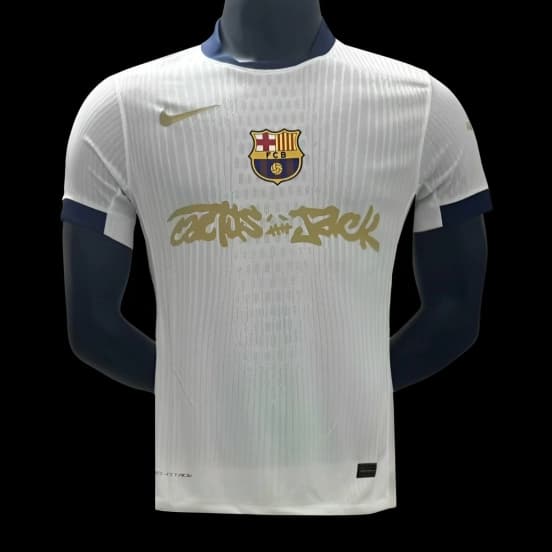 24/25 Barcelona x Travis Scott White Jersey — jersey