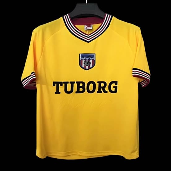 Retro 86/87 Sunderland Patrick Third Yellow Jersey — Sunderland Association Football Club