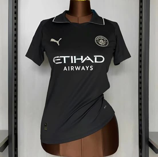 25/26 Women Manchester City Black Jersey — Manchester City Football Club