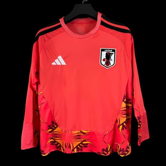 2026 Japan Red Goalkeeper Long Sleeve Jersey — jersey