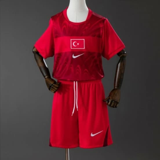2026 Kids Turkiye Away Kit Jersey Size 16-28 — Selección de fútbol de Turquía