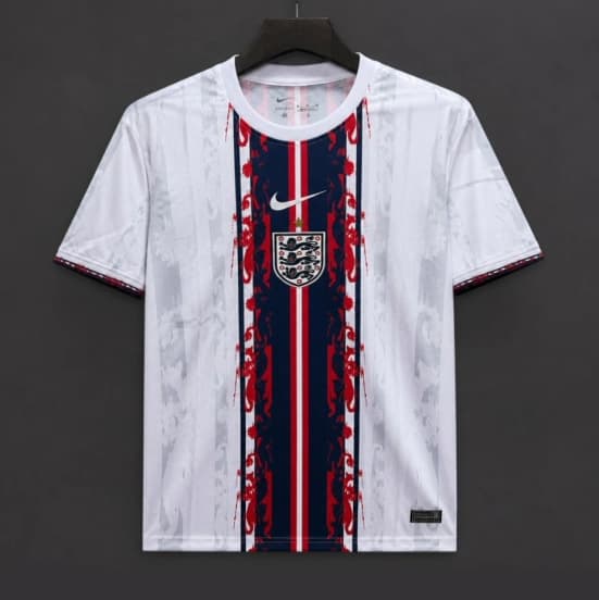 2026 England World Cup Special Edition White Jersey. — jersey