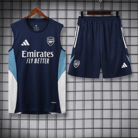 25/26 Real Madrid Navy Vest Jersey+Shorts — jersey
