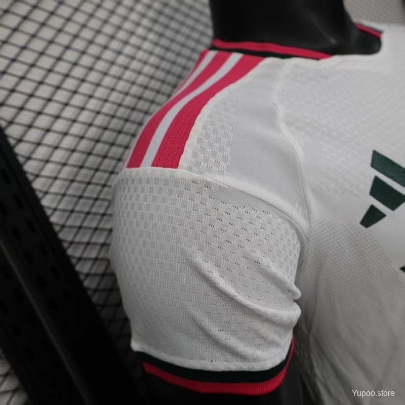 26/27 Player Version Real Madrid Home White Pink Black Jersey — imagen 4
