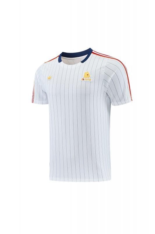 26/27 AS Roma White Short Sleeve+Soccer Shorts — imagen 17