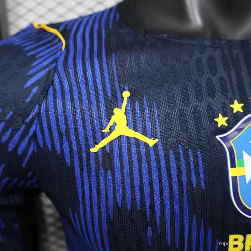 Player Version 26/27 Brazil Navy Blue Special Edition Long Sleeve Jersey — imagen 8