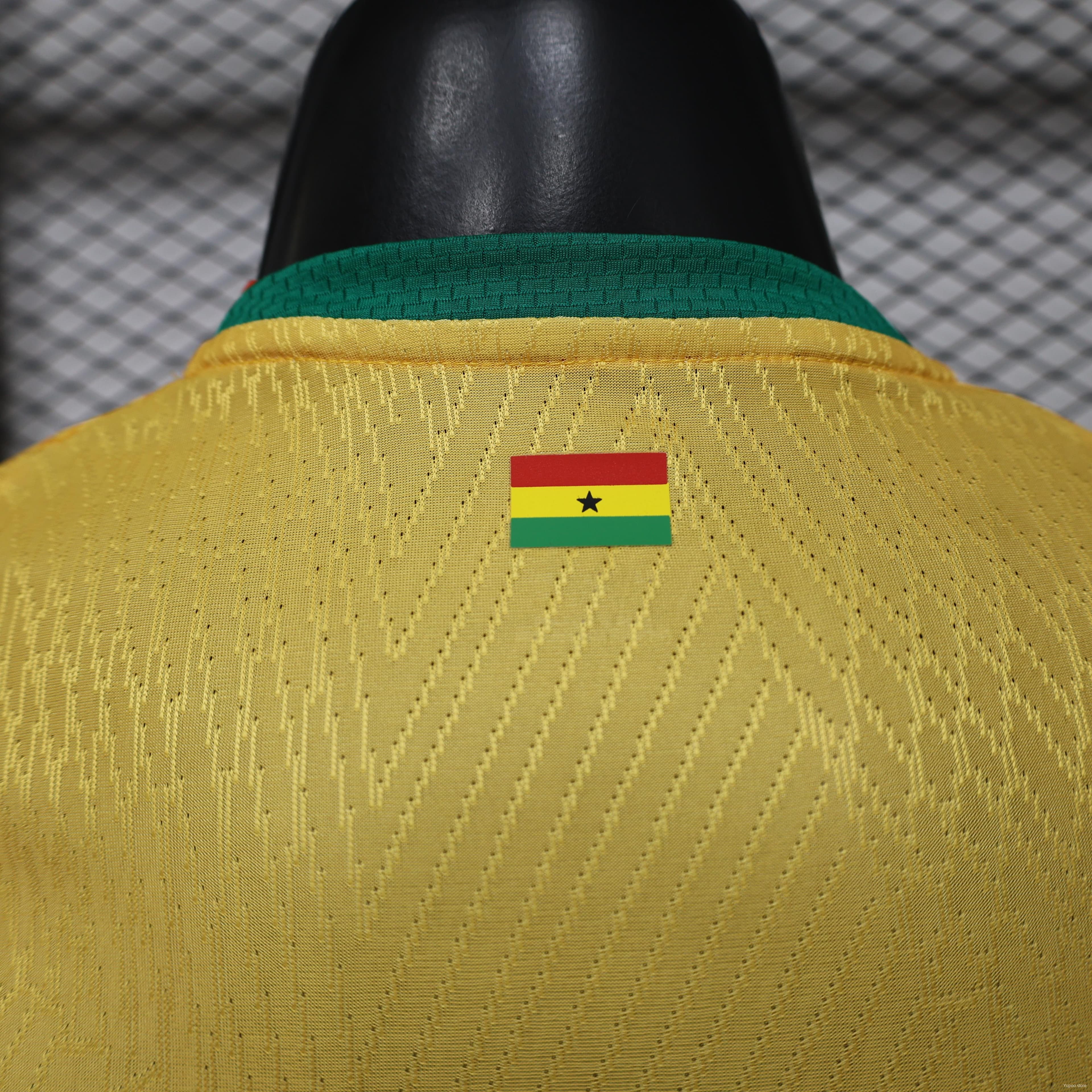 Player Version 26/27 Ghana  Away  Yellow & Green/Red Accent Jersey — imagen 6