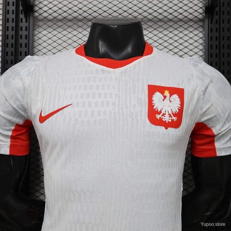 Player Version 2026 Poland Home White  Jersey — imagen 9