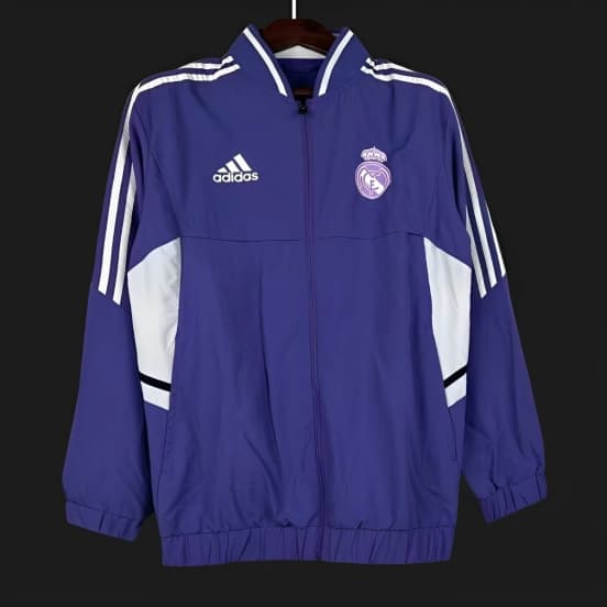24/25 Real Madrid Blue Windbreaker — Real Madrid Club de Fútbol