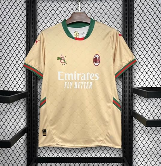 24/25 AC Milan x Gucci Golden 125th Anniversary Jersey — Associazione Calcio Milan