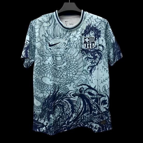 25/26 Barcelona Limited Edition Dragon Collection Jersey - Nike Asian-Inspired Art Series — jersey