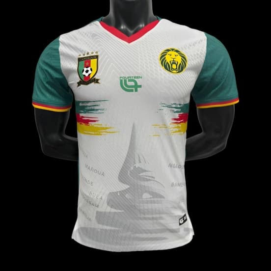 Player Version 2025 Cameroon Third White Jersey — Selección de fútbol de Camerún