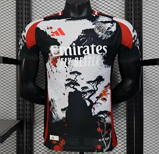 Player Version 25/26 Real Madrid Chinese Ink Painting Style Limited Edition Jersey with Emirates Sponsor — jersey