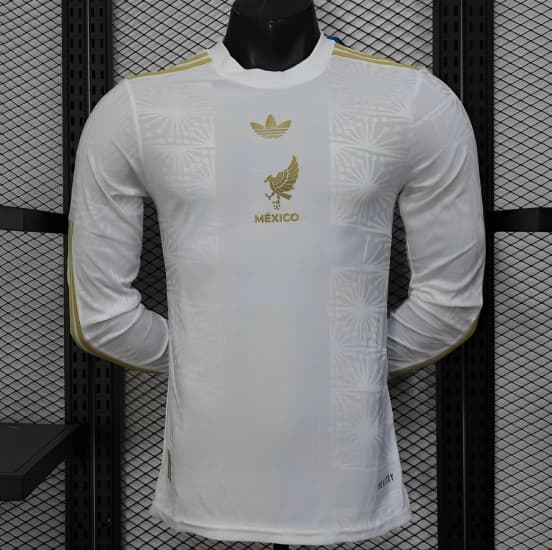 2025 Mexico Gold Cup WHITE Long Sleeve Jersey — Selección de fútbol de México