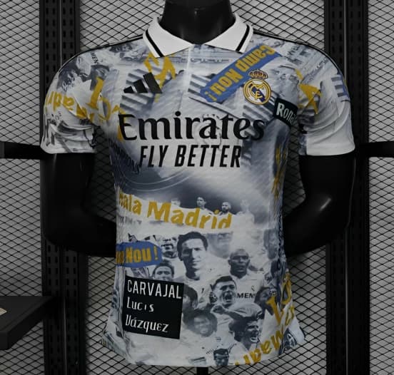 Player Version 25/26 Real Madrid Special Edition Commemorative Legendary Jersey — jersey