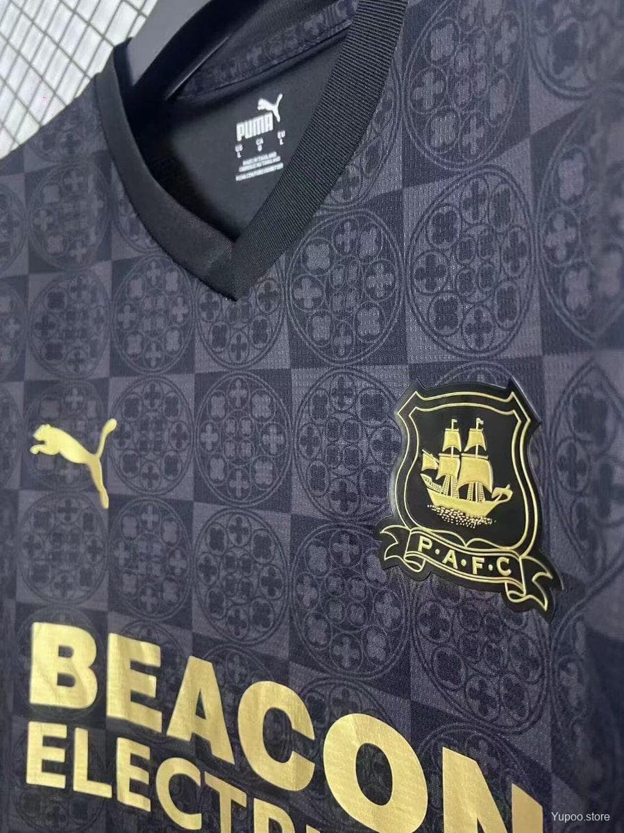 25/26 Plymouth Argyle Away BLACK Jersey — imagen 2