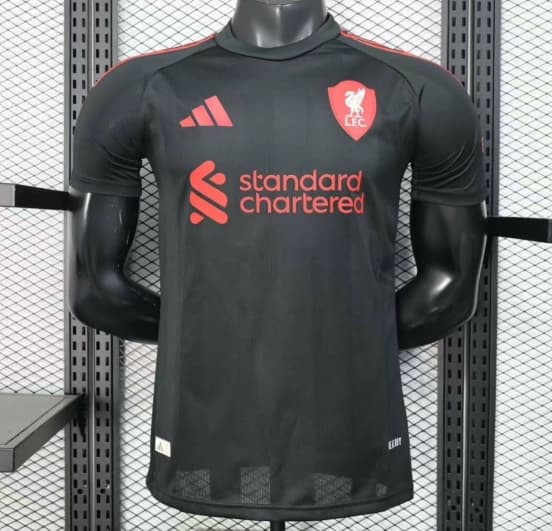 Player Version 25/26 Liverpool Black Jersey — jersey