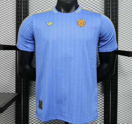 Player Version 25/26 Manchester United Sky Blue  Adidas Original Jersey — jersey