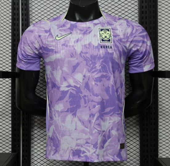 Player Version 2027 South Korea Away Purple Floral Jersey — imagen 1