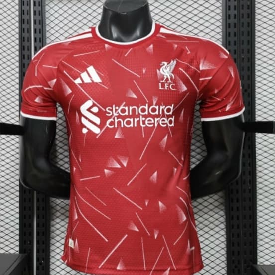 Player Version 26/27 Liverpool Red with Geometric Shatter Pattern Home Special Edition Jersey — jersey