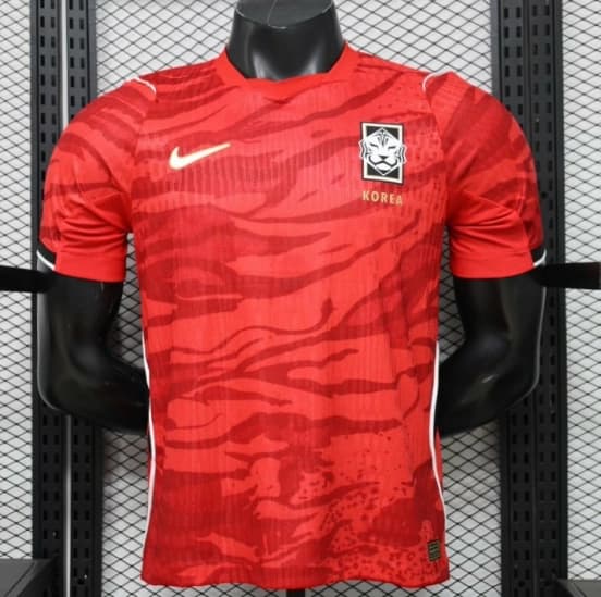 Player Version 2026 South Korea  Red  Home Jersey — jersey