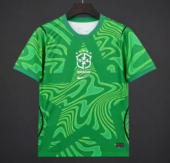 2026 Brazil Green Goalkeeper Jersey — jersey