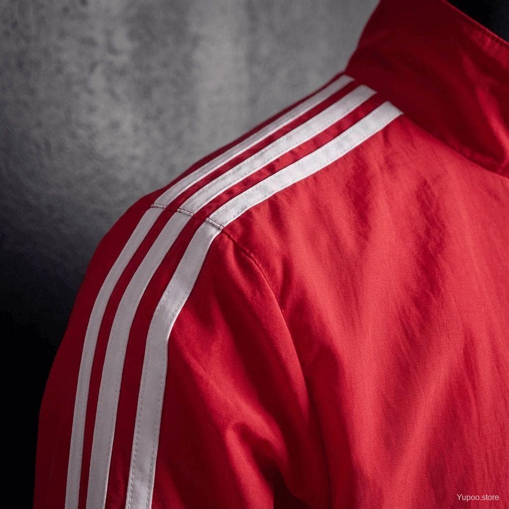 2026 Sevilla FC Red And White Reversible Full Zipper Jacket — imagen 8