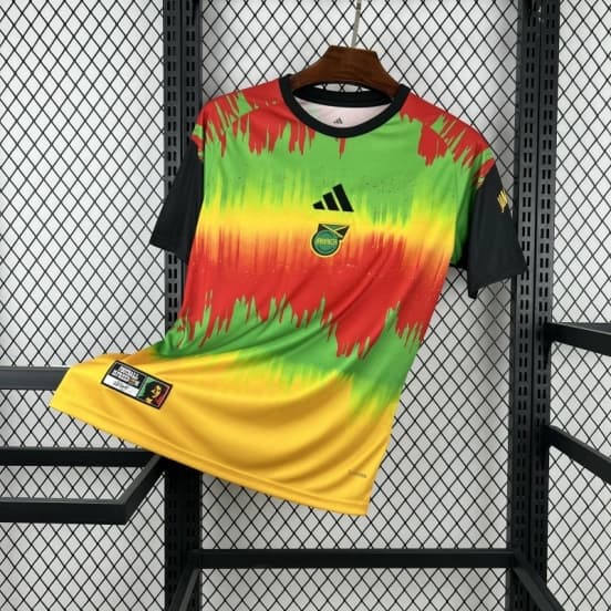 2026 Mens Jamaica X Bob Marley Pre Match Jersey — Selección de fútbol de Jamaica