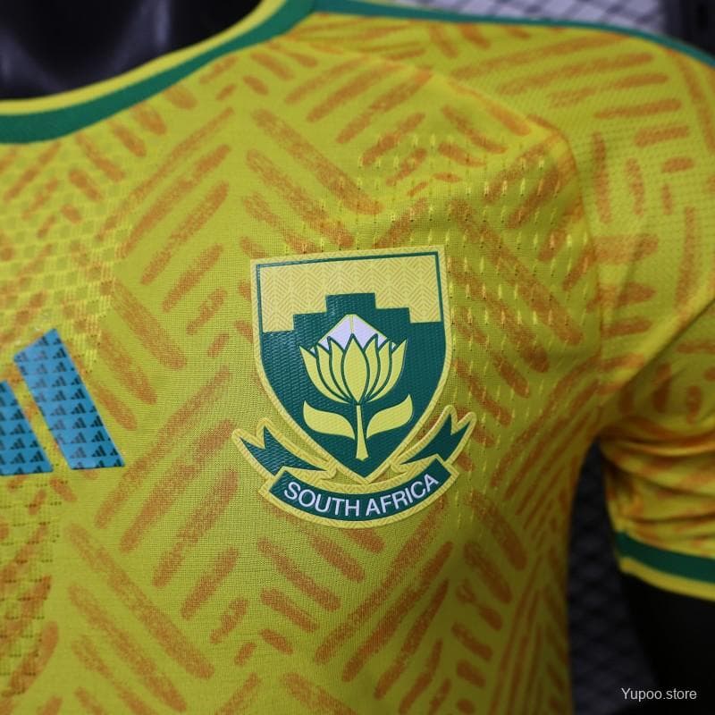 Player Version 26/27 South Africa Yellow & Green  Home Jersey (Adidas) — imagen 3