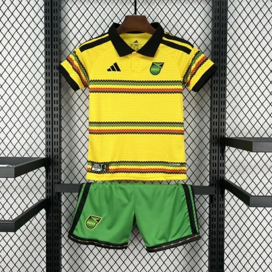 2026 Kids Jamaica X Bob Marley Home Jersey Kit — Selección de fútbol de Jamaica