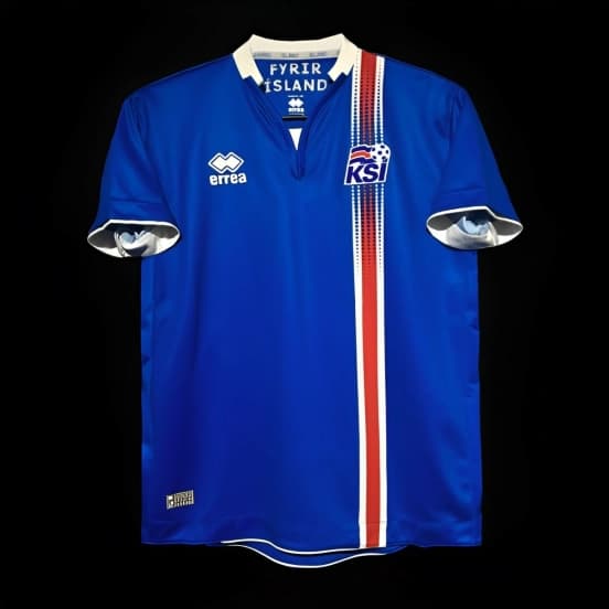 Retro 2016 Iceland Home Jersey — Selección de fútbol de Islandia