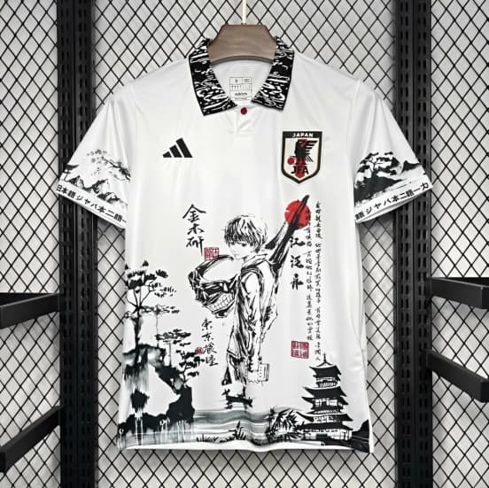 2024 Japan Tokyo Ghoul Kaneki Ken White Special Jersey — Selección de fútbol de Japón