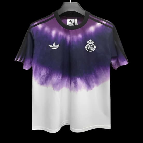 24/25 Real Madrid  Adidas Trefoil Purple/White Pre-Match Jersey — Real Madrid Club de Fútbol