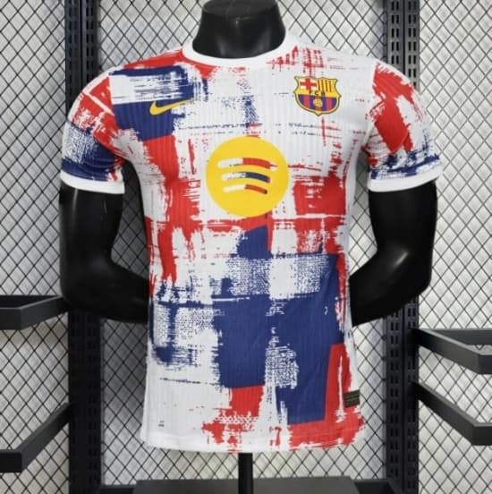 25/26 Player Version Barcelona Artistic Graffiti Limited Edition Jersey — jersey