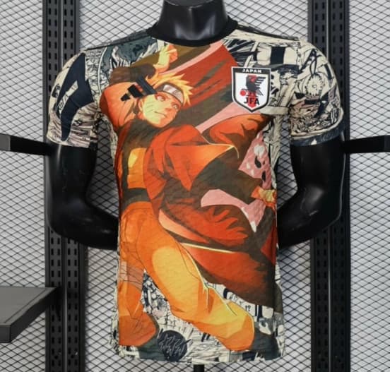 Player Version 2025 Japan Multi-Color with Naruto Anime Character Jersey — jersey