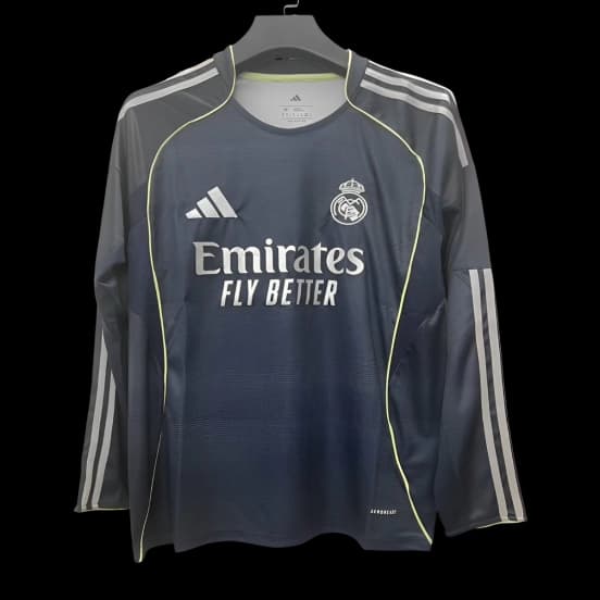 25/26 Real Madrid Away Long Sleeve Jersey — jersey