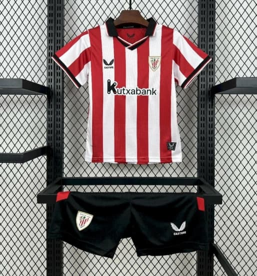 2025/26 Kids Athletic Bilbao Home Kit — jersey