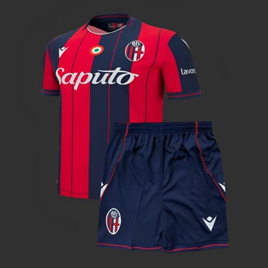 25/26 Kids Bologna Home Jersey — Bologna Football Club 1909