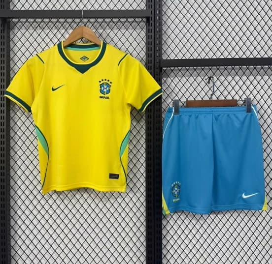 2026 Kids Brazil Home World Cup Jersey — jersey