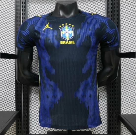 Player Version 2026 Brazil × Jordan Brand Away Navy Blue Jersey — jersey