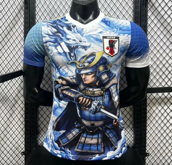 Player Version 2026 Japan Blue Samurai Dragon Special Edition Jersey — jersey