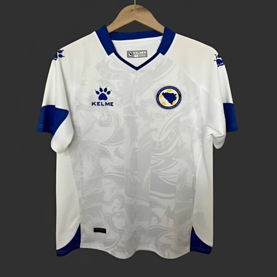 2026 Bosnia and Herzegovina National Team Away White Jersey — Selección de fútbol de Bosnia y Herzegovina