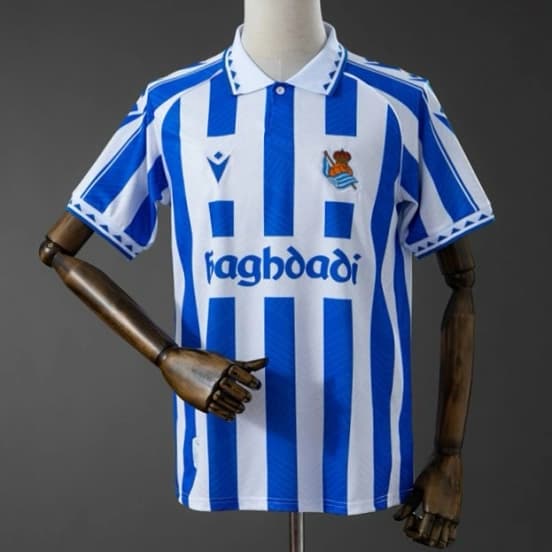25/26 Real Sociedad Retro Style Jersey S — Real Sociedad de Fútbol