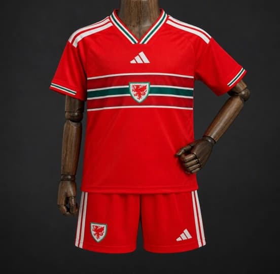 2026 Kids Wales Home Jersey — Selección de fútbol de Gales