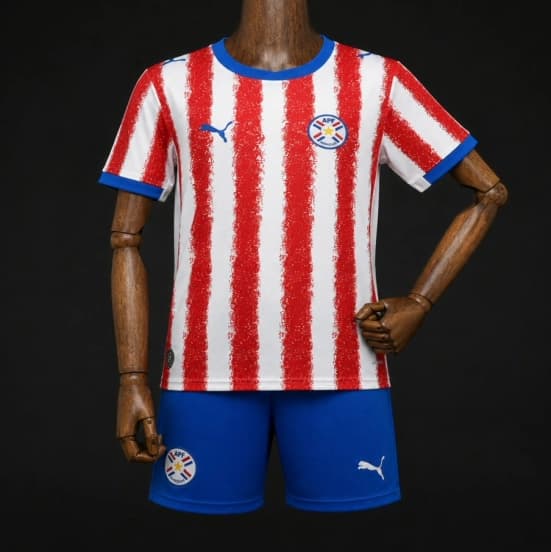 2026 Kids Paraguay Home Jersey — jersey
