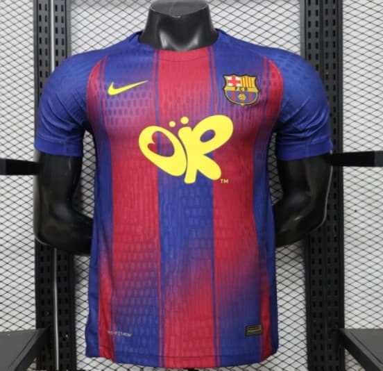Player Version 25/26 FC Barcelona Royal Blue & Garnet Red  Special Edition Jersey — jersey