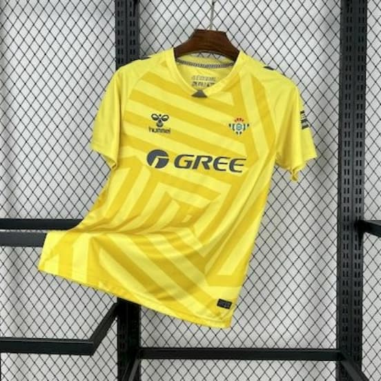 2025/26 Real Betis Yellow Goalkeeper Jersey — jersey