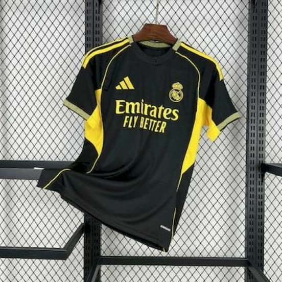 2025/26 Real Madrid Black And Yellow Special Edition Jersey — jersey