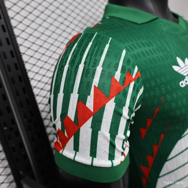 Player Version 2027 Mexico Home Green with Diagonal Graphic Jersey — imagen 3