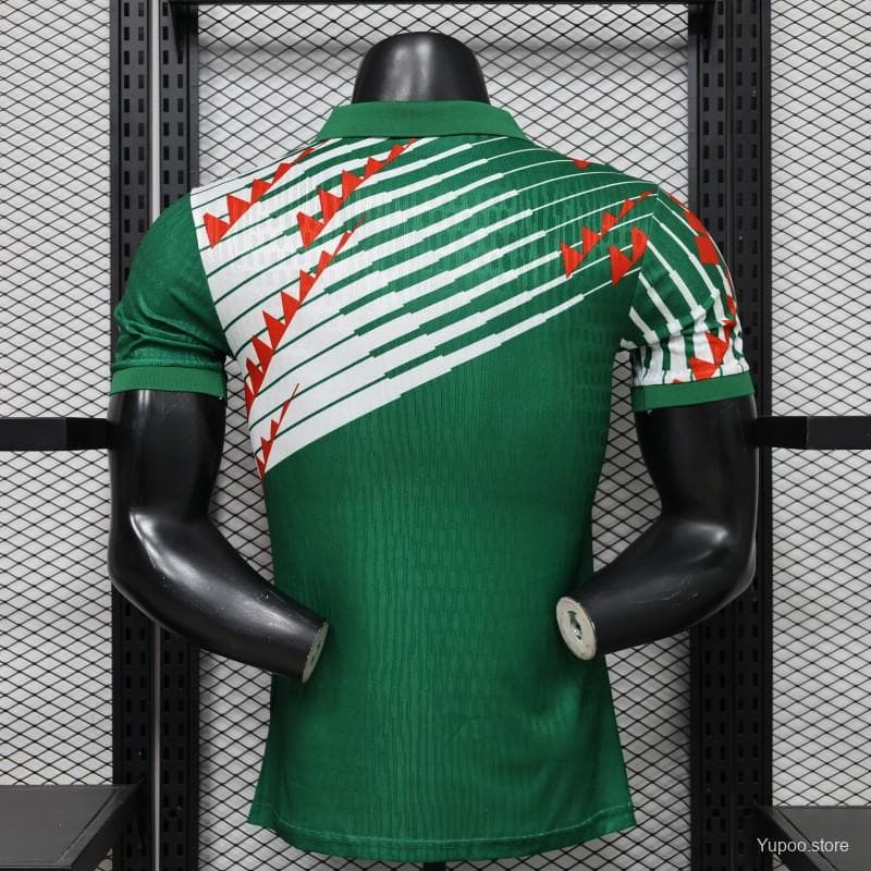 Player Version 2027 Mexico Home Green with Diagonal Graphic Jersey — imagen 2